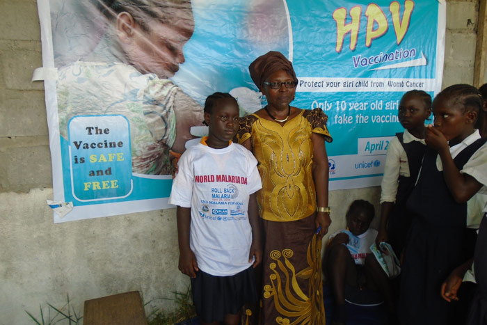 Both Bong and Nimba have low school attendance rates so Liberia’s project will draw on the support of community leaders to identify girls who risk missing out on the HPV vaccine because they do not go to class.