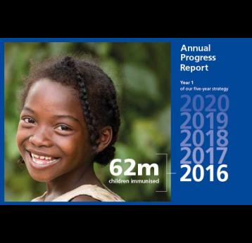 2016 Report: Gavi adapting to changing global health landscape
