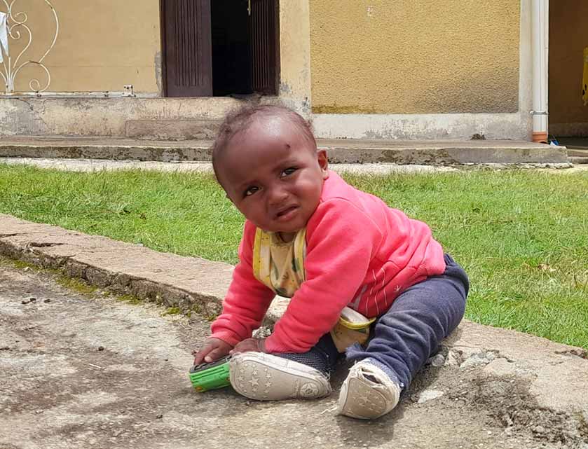 One of the children living at the orphanage. Credit: Solomon Yimer