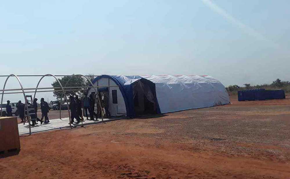 Field hospital in Lunda-Norte province prepared for the emergence of cholera cases