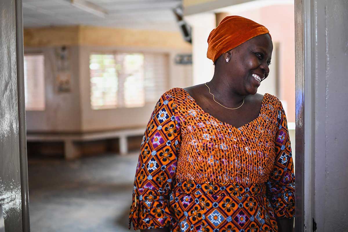 A health worker in Burkina Faso. Credit: Gavi/2018/Tony Noel