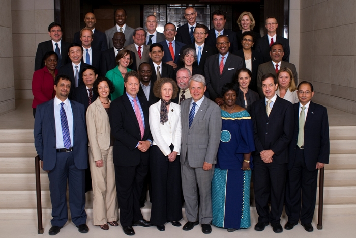 GAVI Board members in Geneva. Not pictured: Anders Nordström. Source: Louvion/GAVI/2011.