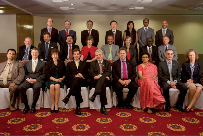 GAVI Board members in Dhaka. Photo credit: Saiful Huq Omi/GAVI/2011.