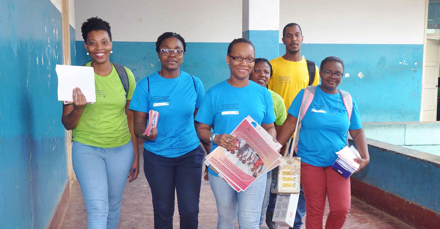 Gavi/2017/Thierry Vincent - Successful launch of HPV vaccination in São Tomé, in the school of Bombom in the Mezoche region