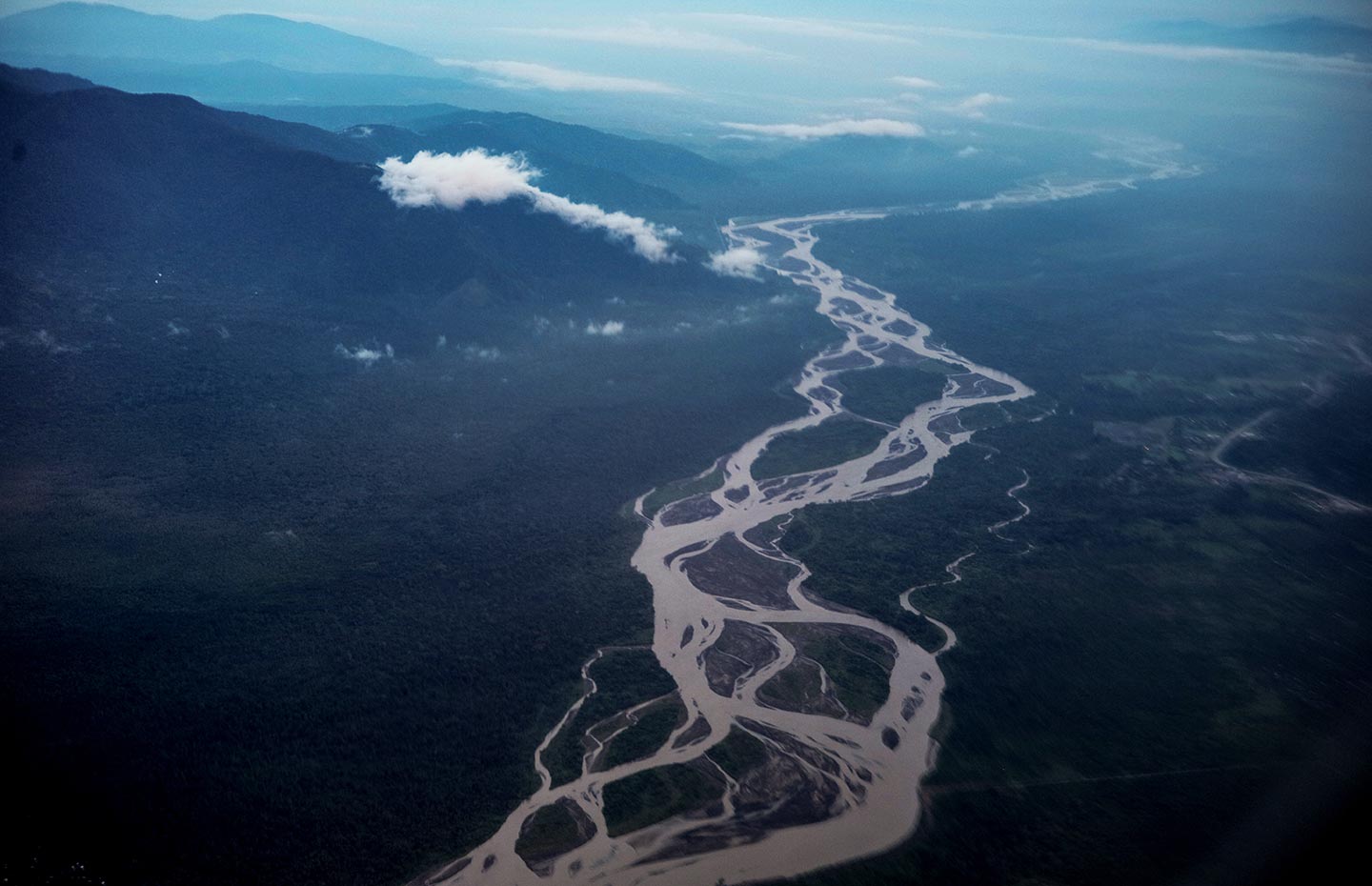 Gavi/2018/AAPIMAGE-Brendan Esposito - View from the air in Lae, Marobe Province, Papua New Guinea,