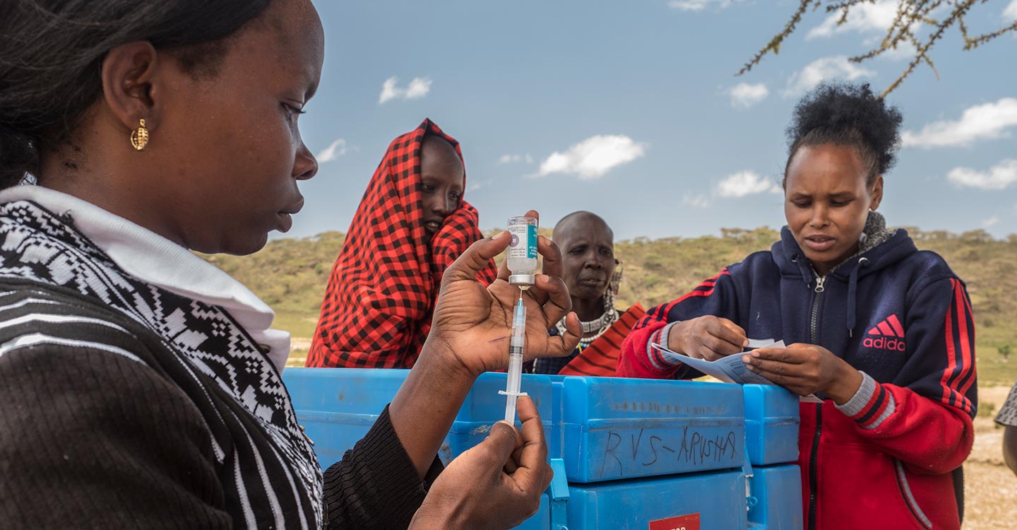 Tanzania, Kiragarieni in the Ngorongoro conservation area, an outreach post settled by Doctor Shemaghembe Bakeri. Credit: Gavi/2018/Hervé Lequeux.