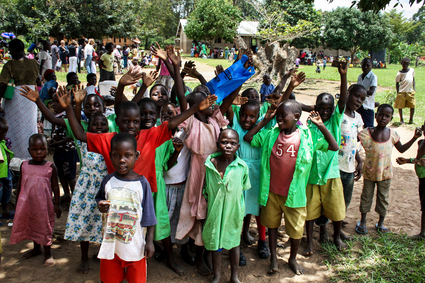 Primary school children in Uganda. Credit: Gavi/2014/Tormod Simensen.