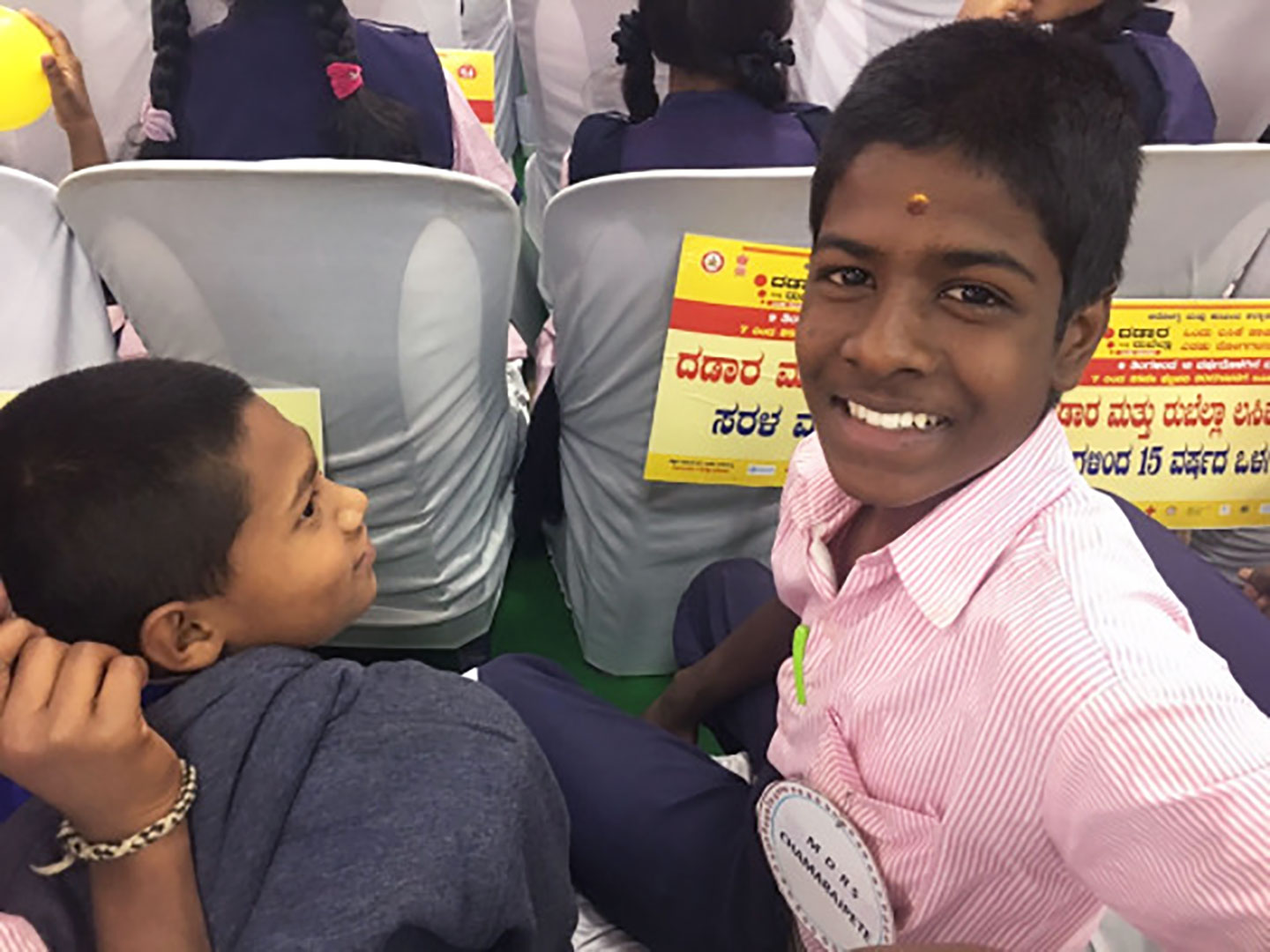 UNICEF/2016/ S.Sarkar: Yashwanth, a student of Morarji Desai Residential School, Bengaluru