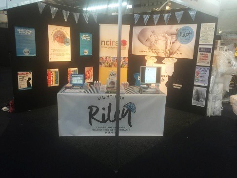 Photo: all set up for the Pregnancy, Baby &amp; Children’s Expo in Sydney