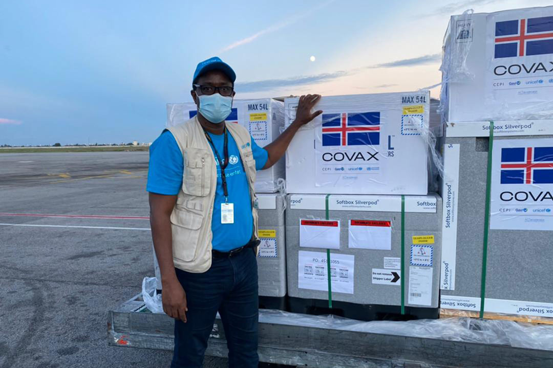 First doses arrive in Côte d’Ivoire – Credit: UNICEF