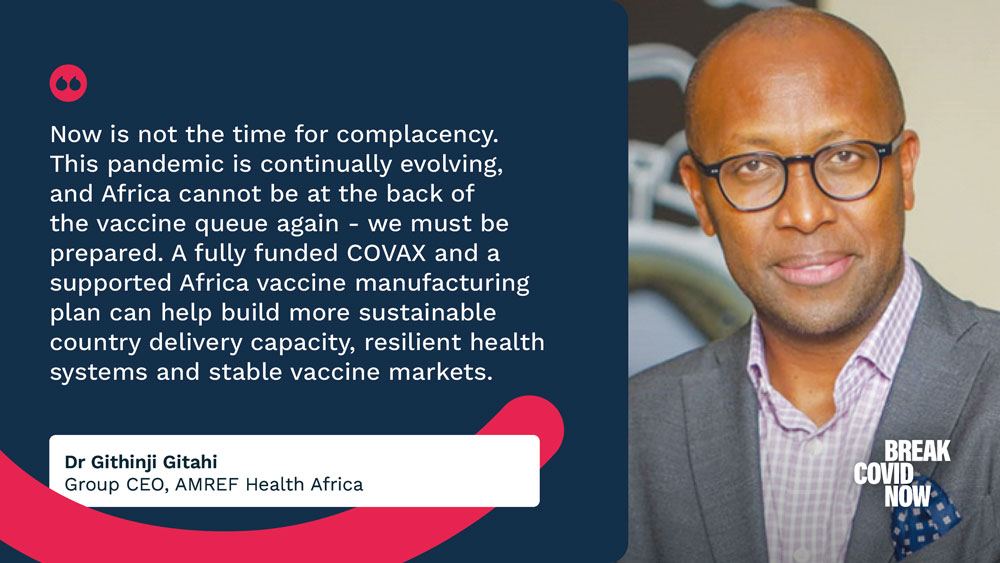 Dr. Githinji Gitahi, Group CEO, AMREF Health Africa