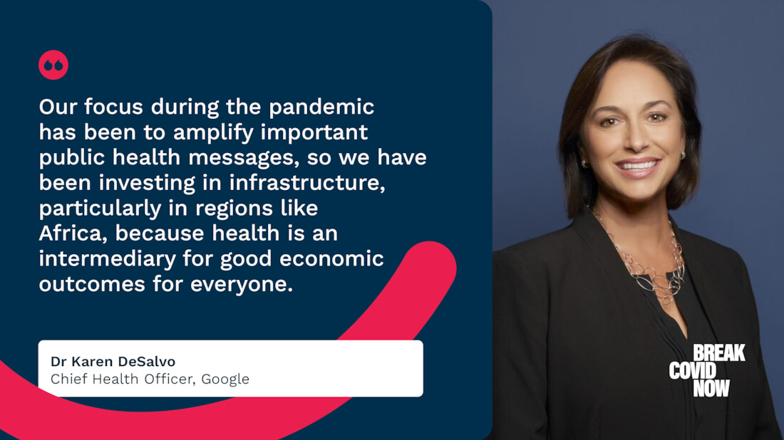 Dr Karen DeSalvo, Chief Health Officer, Google