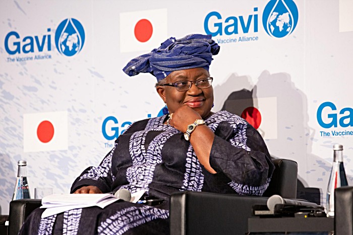 Dr Ngozi Okonjo-Iweala, Gavi Board Chair, moderating the panel discussion with leaders from Gavi countries, donors, and other Alliance partners on the Investment Opportunity and Gavi’s mission going forward.