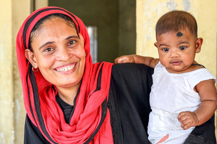 With immunisation coverage well above 90%, Bangladesh has a good track record in protecting children like three month-old Saif from vaccine-preventable disease.