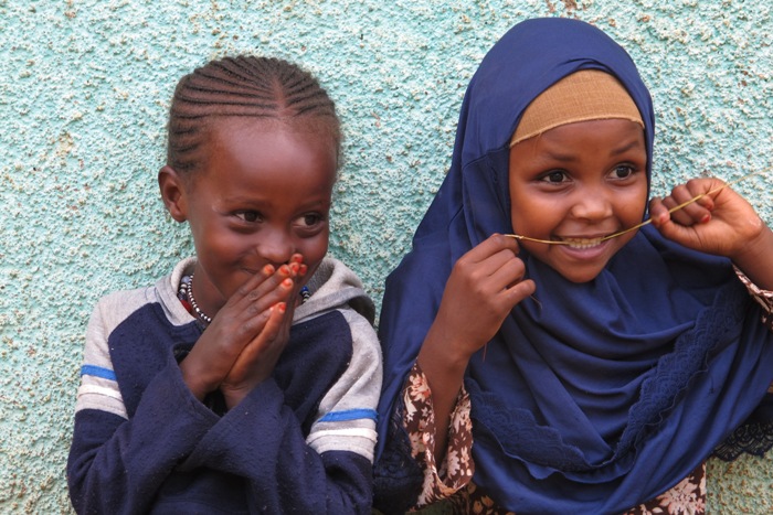 Children at the Bambasi Woreda health centre. GAVI works with CSOs like the Christian Relief and Development Agency and the International Rescue Committee to immunise more children in hard-to-reach, semi-nomadic communities.