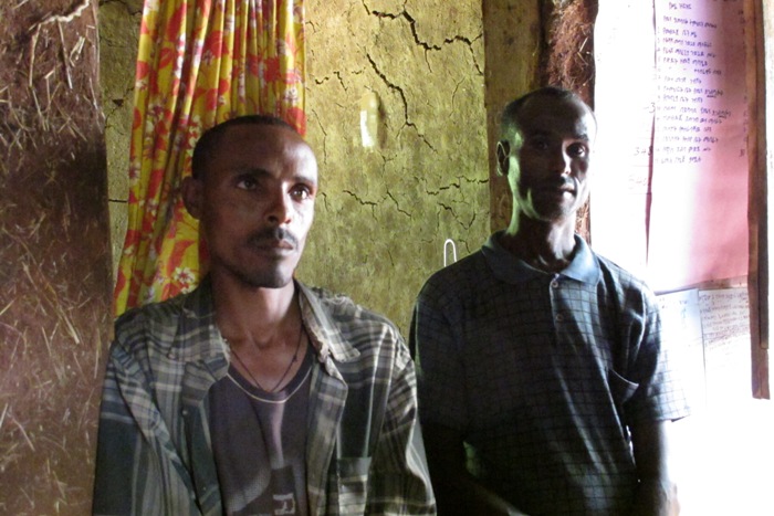 Since their village has no refrigerator, one of these community health volunteers must walk 12 kilometres to collect the vaccine for vaccination day; the other reminds villagers about the need to bring their children.