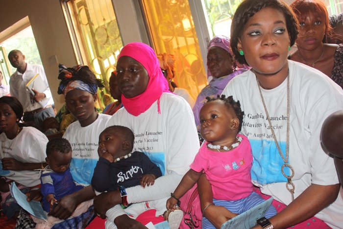 Close to a dozen mothers waited in line to immunise their babies against rotavirus.  Diarrhoea caused by rotavirus is the second largest killer of children under five in low income countries.