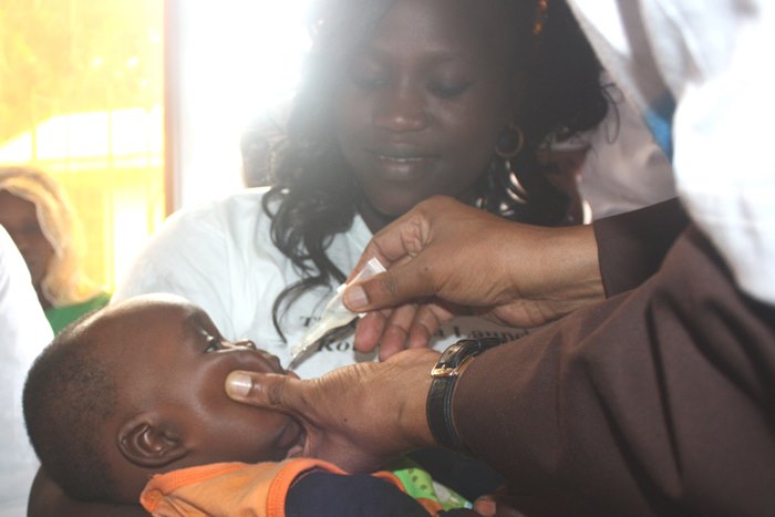 “I’m proud to be the mother of the first baby in The Gambia to be immunised against rotavirus,” said Amie Samba, cradling her son Mohammed Joof.  “I will make sure that my family and friends know about it and encourage those with young children to have them immunised.”