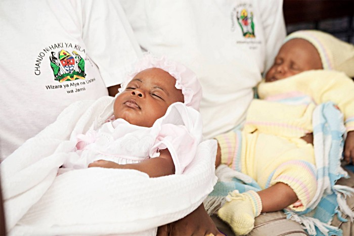 The real stars were the babies - the first to receive pneumococcal and rotavirus vaccines and the first Tanzanian children who won't need to fear the primary causes of pneumonia and rotavirus diarrhoea.