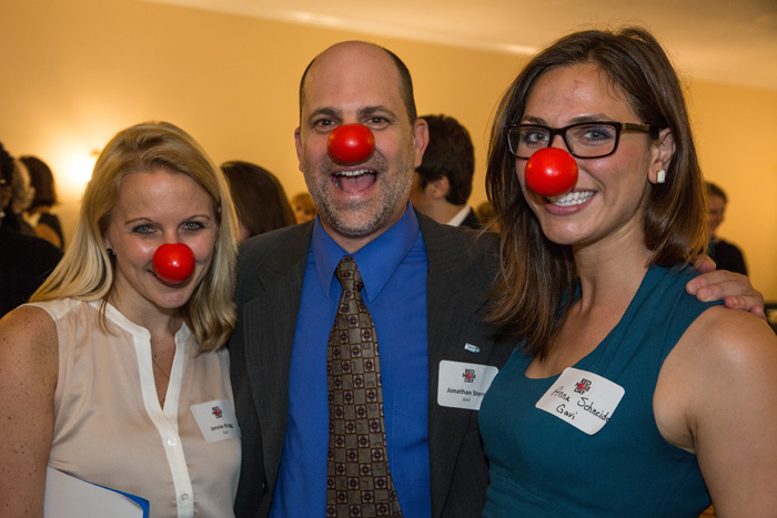 Jennie Bragg, Jonathan Stern and Anna Schneider of Gavi, the Vaccine Alliance