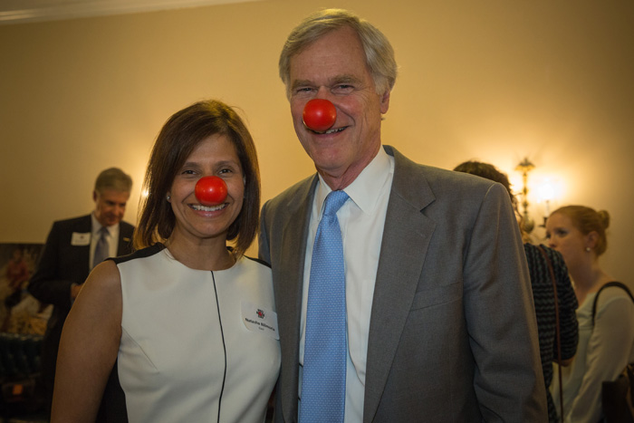 Natasha Bilimoria, Director of U.S. Strategy for Gavi, the Vaccine Alliance and Rep. Ander Crenshaw (R-Florida)