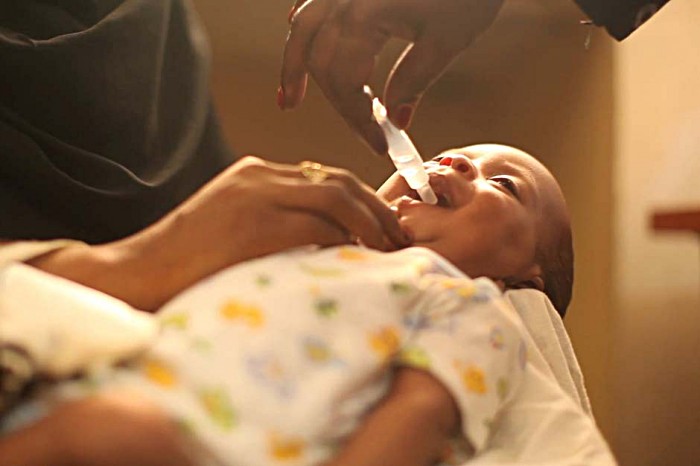 At the Samir health centre in Sudan's capital Khartoum, this baby was one of the first of tens of thousands of children to receive rotavirus vaccine.