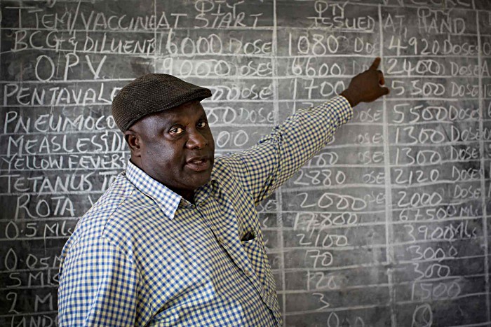 Gavi’s support has also been targeted at strengthening cold chain capacity. “I look after 66 fridges in this district,” explains David Awaray, operations officer in the Moyamba District in Sierra Leone. “Each fridge will be visited once per month. My challenge is that most of the spare parts – such as compressors – are not found in Freetown. The last time we needed them we had to order them from Guinea.”