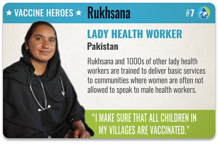 Rukhsana - lady health worker - Pakistan