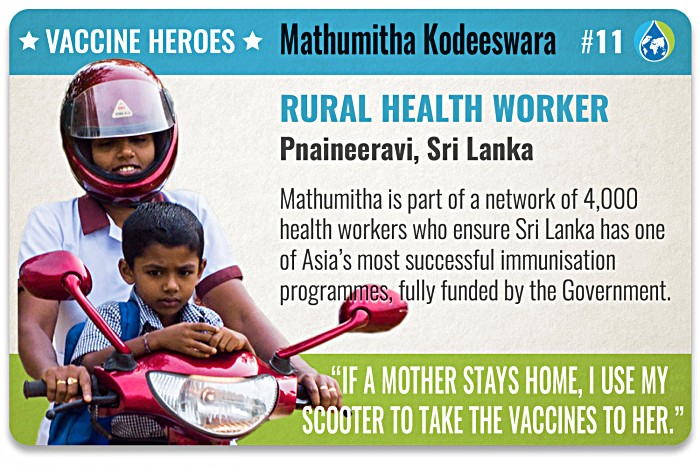 Mathumitha Kodeeswara - rural health worker - Pnaineeravi, Sri Lanka