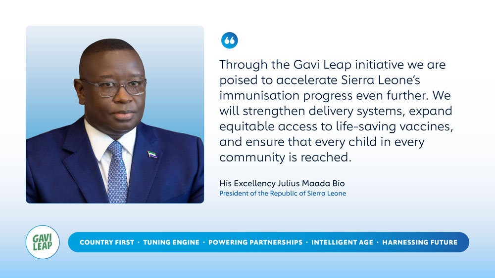 His Excellency Julius Maada Bio