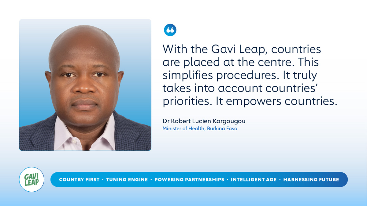 Dr Robert Lucien Kargougou, Minister of Health, Burkina Faso