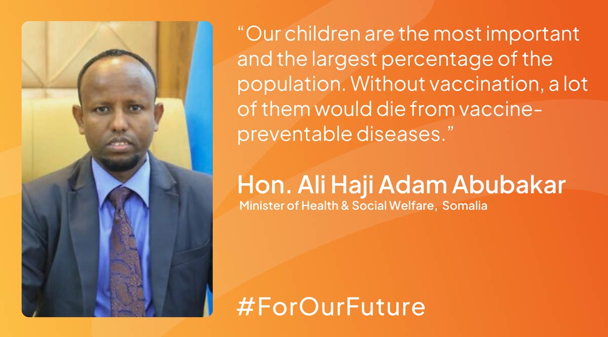 Hon. Ali Haji Adam Abubakar, Minister of Health & Social Welfare, Somalia