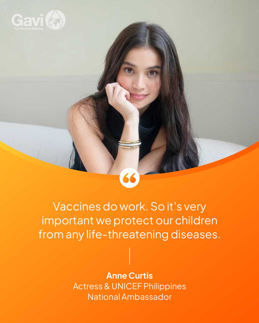 Anne Curtis, Actress & UNICEF Philippines National Ambassador
