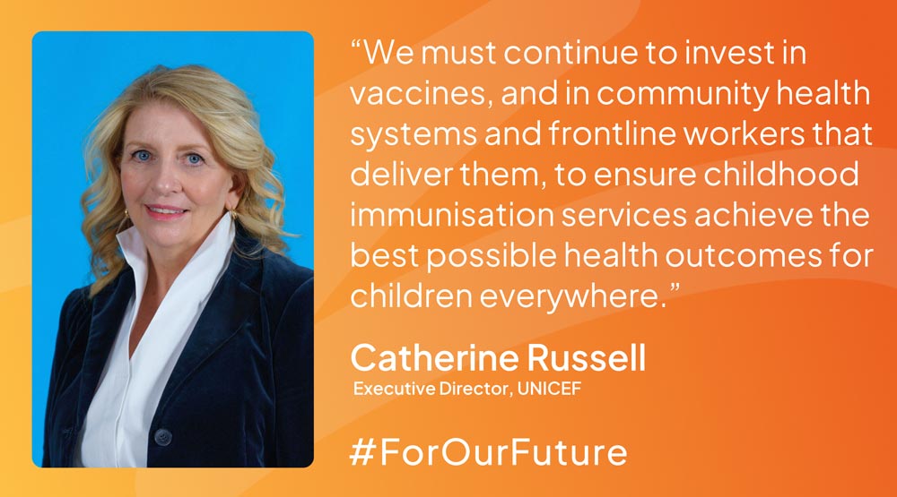 Catherine Russell, Executive Director, UNICEF