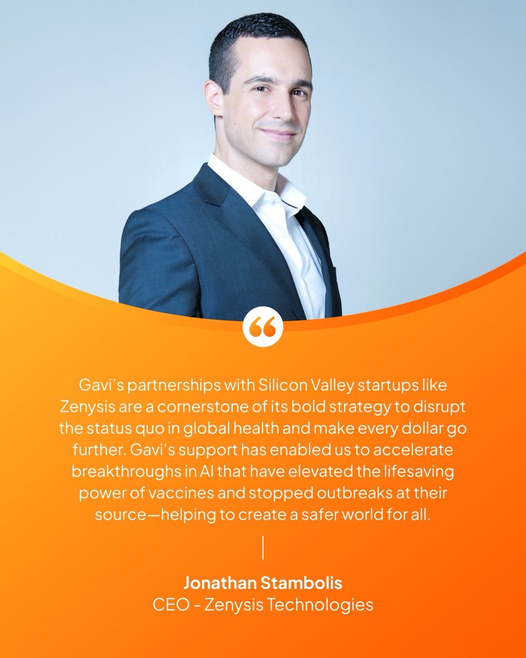 Jonathan Stambolis, CEO, Zenysis Technologies
