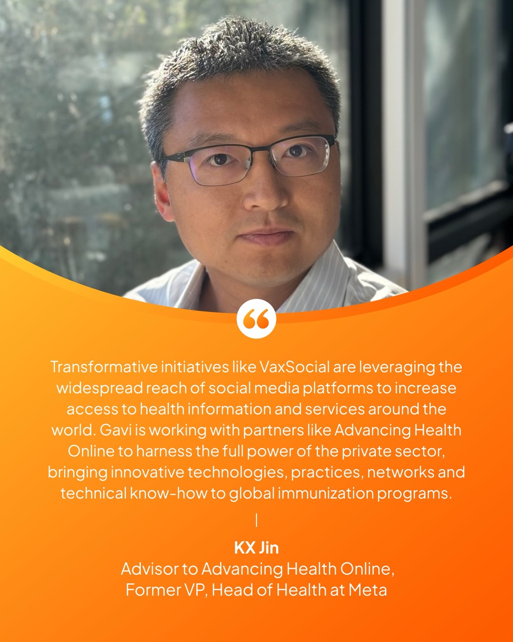 KX Gin, Advisor to Advancing Health Online, Former VP, Head of Health at Meta