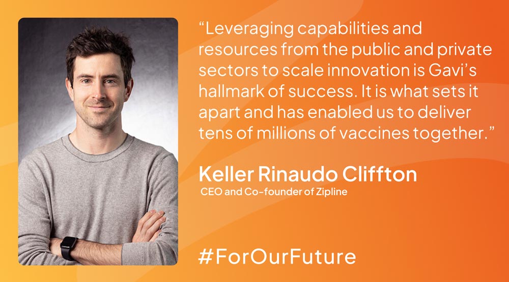 Keller Rinaudo Cliffton, CEO and Co-founder, Zipline