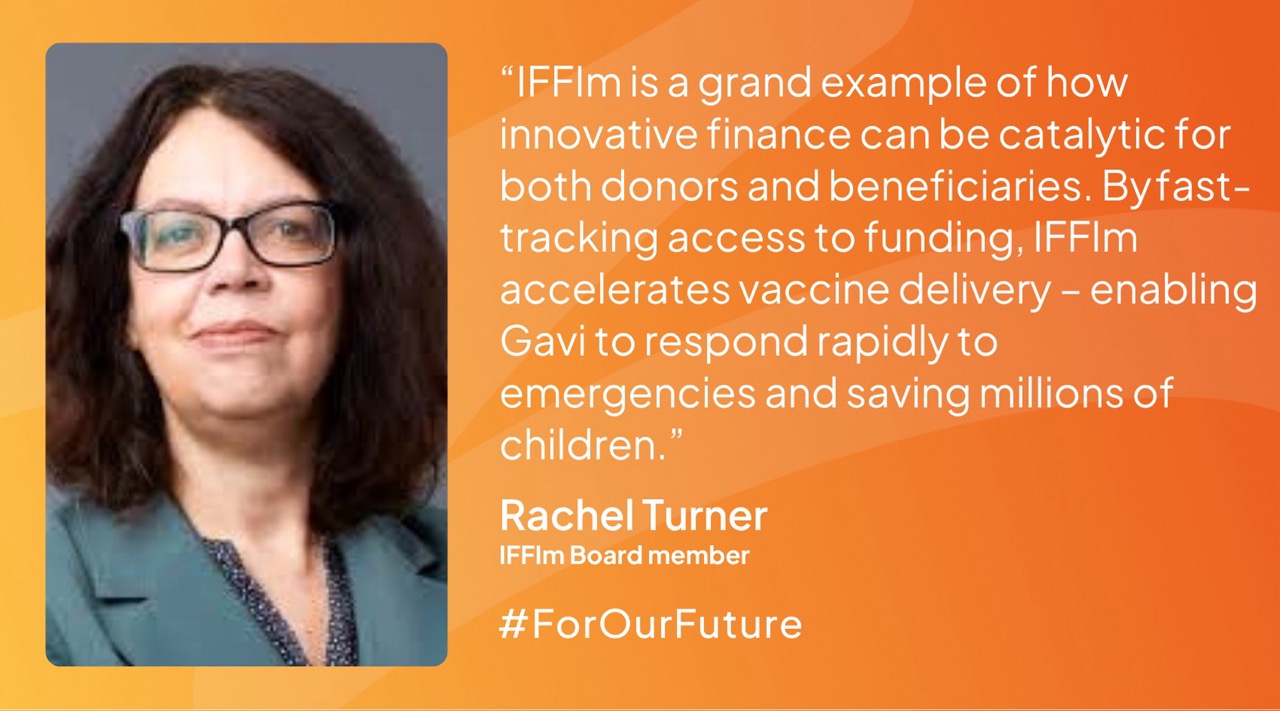 Rachel Turner, IFFIm Board member