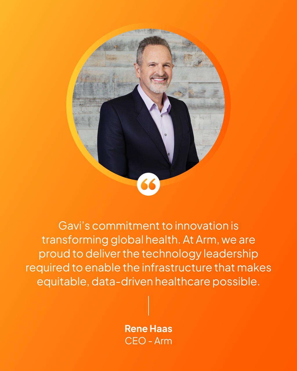 Rene Haas, CEO, Arm