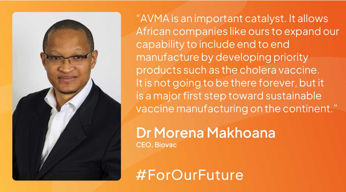 Dr Morena Makhoana, CEO, Biovac