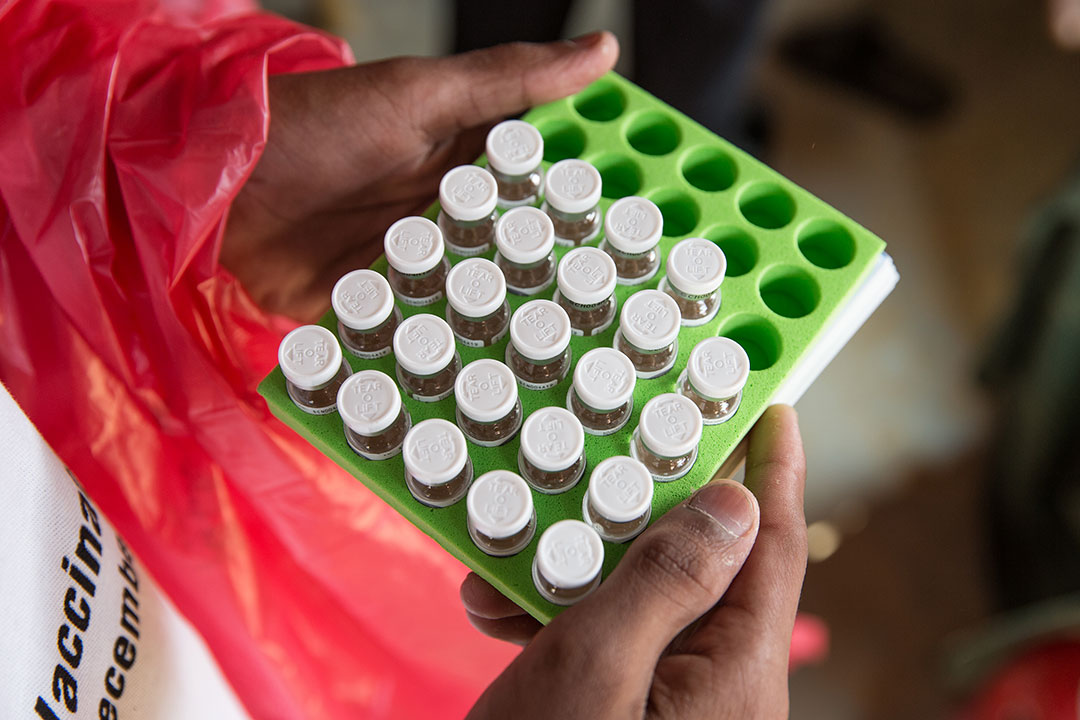 Vaccins contre le choléra. Gavi/2019/Isaac Griberg