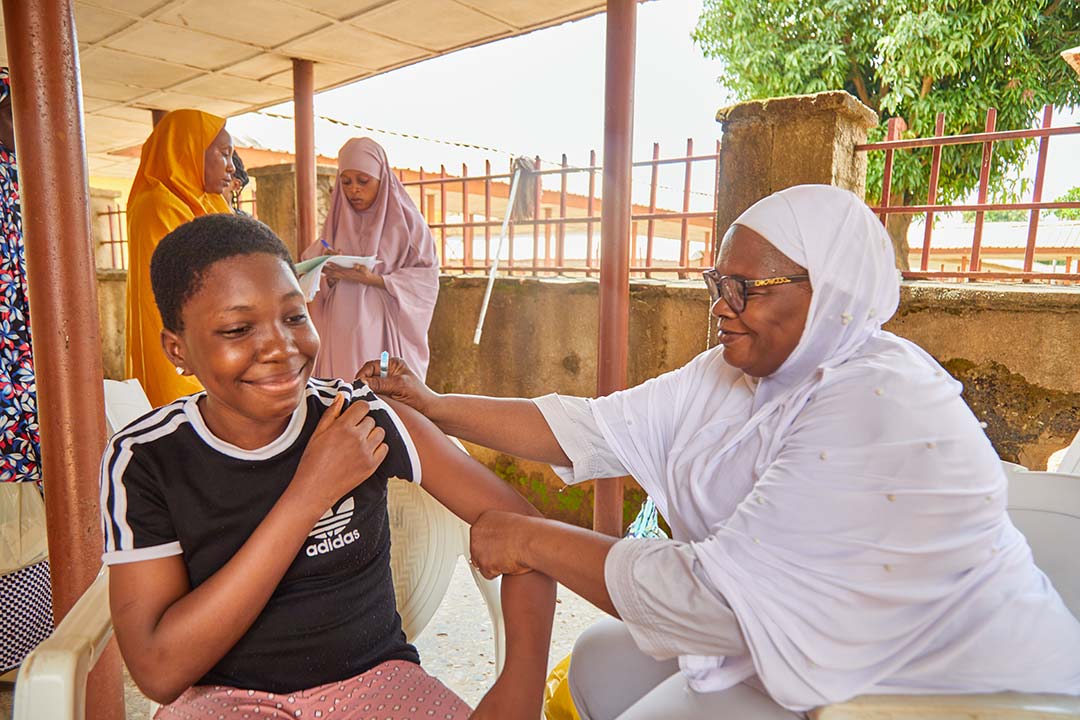 HPV vaccination in Nigeria. Credit: Latitude Space Africa