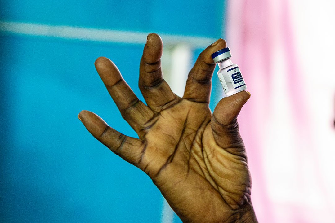 Fioles de vaccin contre le paludisme / RTS,S. Gavi/Miléquêm Diarassouba