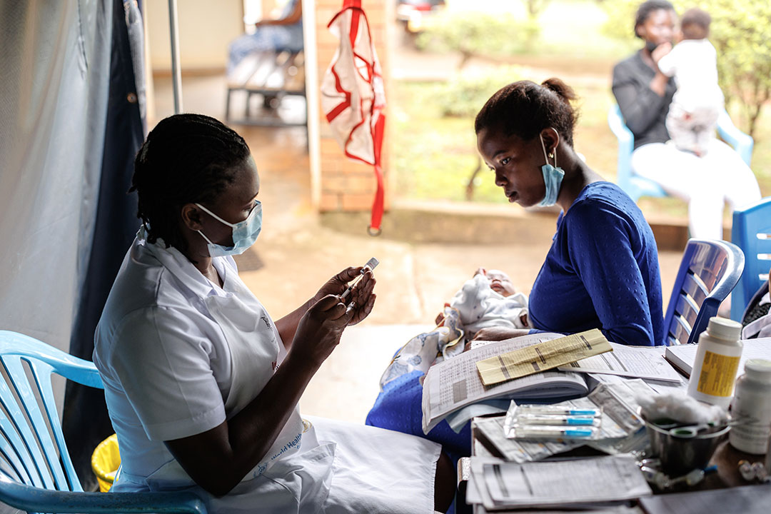 Routine immunisation. Gavi/2024/Jjumba Martin