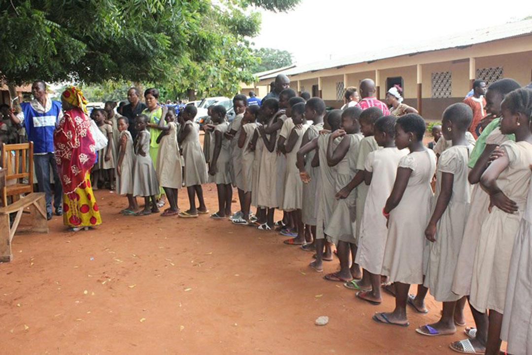 Introduction of HPV vaccines in Togo. Credit: Gavi
