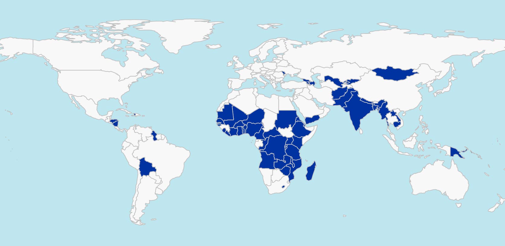 Countries map