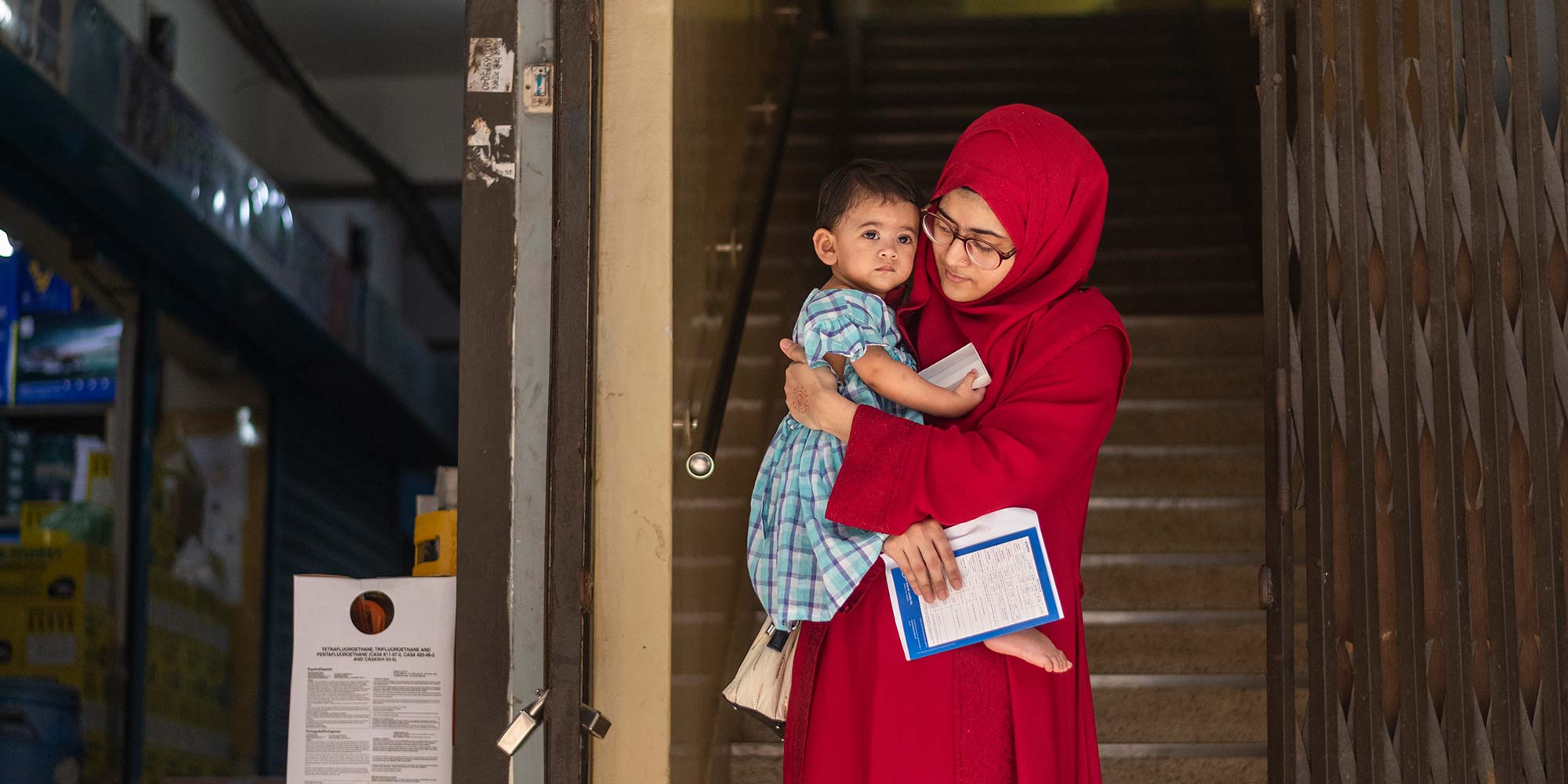 Kids as young as nine months of age can now be biometrically identified ahead of vaccination – creating reliable, verifiable records and expanding the reach of immunisation. Simprints/2023/Ashraful Arefin