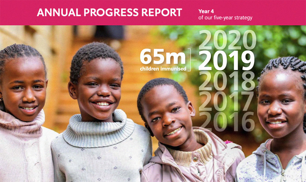 Download the Gavi progress report 2019