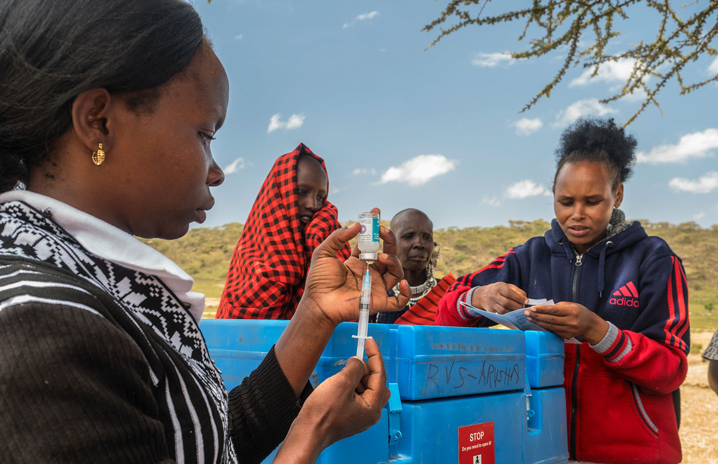 Tanzania, Kiragarieni in the Ngorongoro conservation area, an outreach post settled by Doctor Shemaghembe Bakeri. Credit: Gavi/2018/Hervé Lequeux