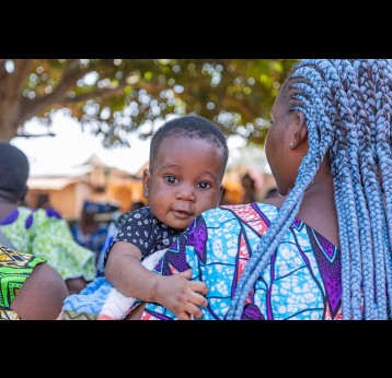 Visite de santé communautaire, Abomey, Benin, novembre 2024. Credit : UNICEF/2024/Landry Sinnoude Koklannou